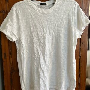 ATM Anthony Thomas Melillo White Crew Neck Tee